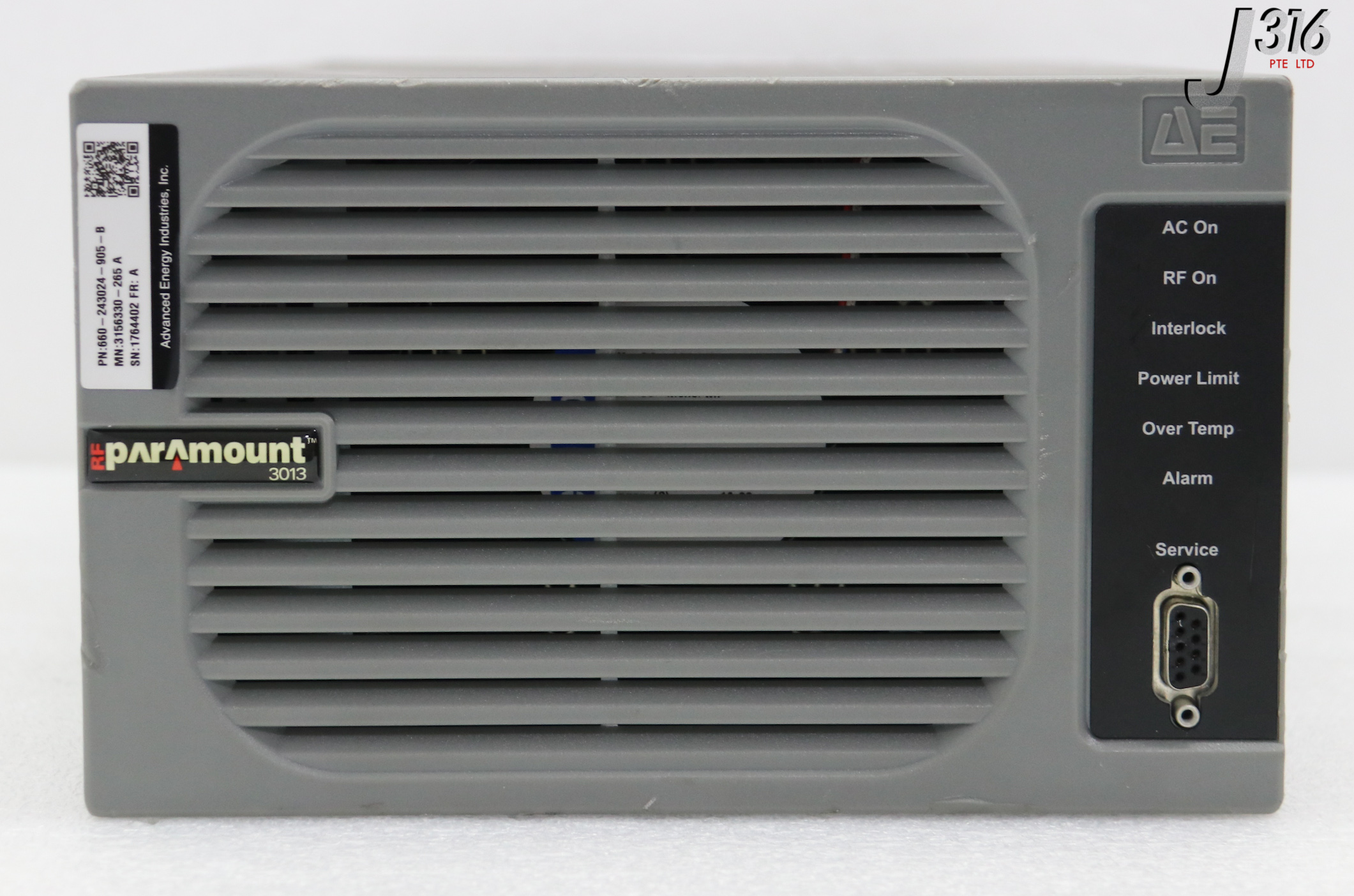 ヴィンテージ 33646 ADVANCED ENERGY PARAMOUNT 3013 RF GEN, P/N: 660-243024-905-B